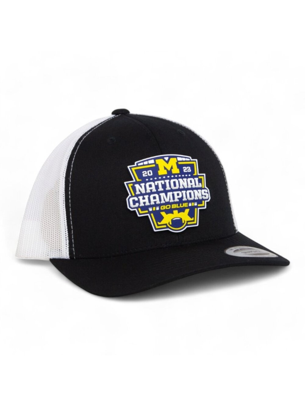 Michigan Wolverines 2023 College Football National Champions 3D YP Trucker Hat